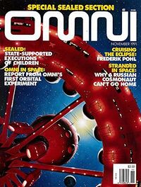 Cover of OMNI Magazine November 1991 edited by Ellen Datlow & Keith Ferrell