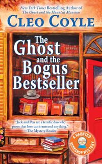 Cover of The Ghost and the Bogus Bestseller by Cleo Coyle