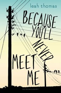 Cover of Because You'll Never Meet Me by Leah Thomas