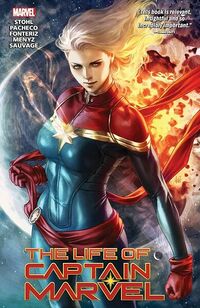 Cover of The Life of Captain Marvel by Margaret Stohl