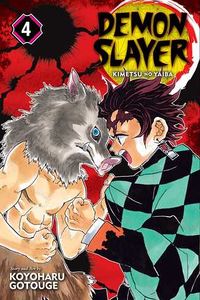 Cover of Demon Slayer: Kimetsu no Yaiba, Vol. 4 by Koyoharu Gotouge