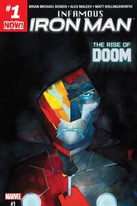 Cover of Infamous Iron Man by Brian Michael Bendis